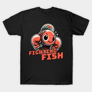 Fighting Fish Betta Fish Aquarist Design T-Shirt